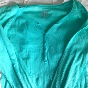 So Authentic Heritage Aquamarine Henley
